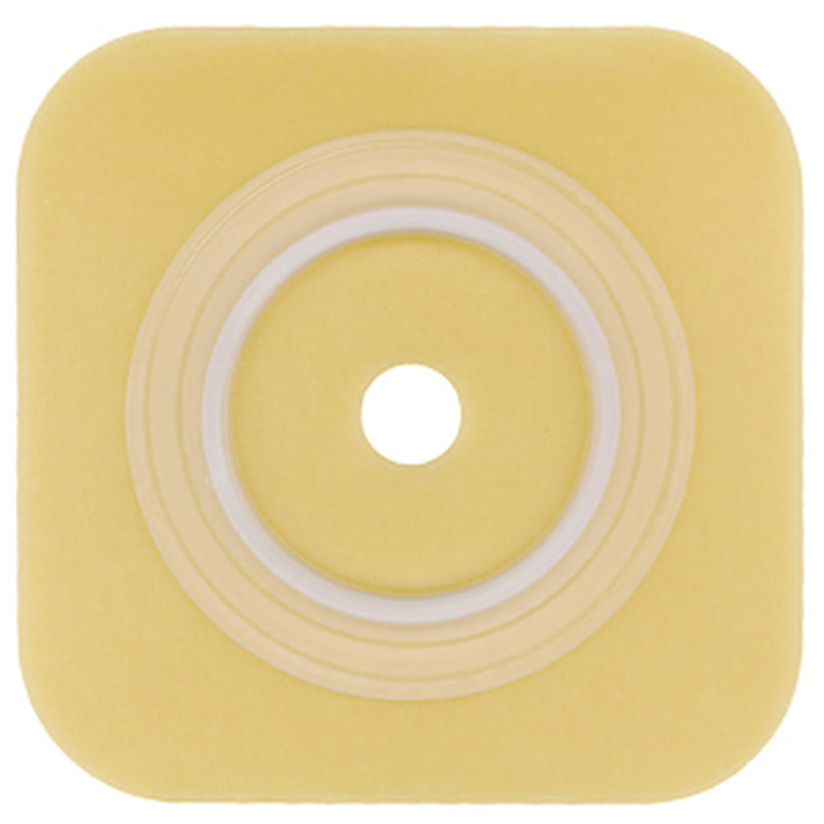 Ostomy Barrier Sur-Fit Natura Trim to Fit, Extended Wear Durahesive Without Tape 45 mm Flange Hydrocolloid 1 to 1-1/4 Inch Opening 4 X 4 Inch | 10/Box Default Title