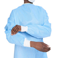 Non-Reinforced Surgical Gown with Towel ULTRA Large Blue Sterile AAMI Level 3 Disposable, Packaging Type- Case