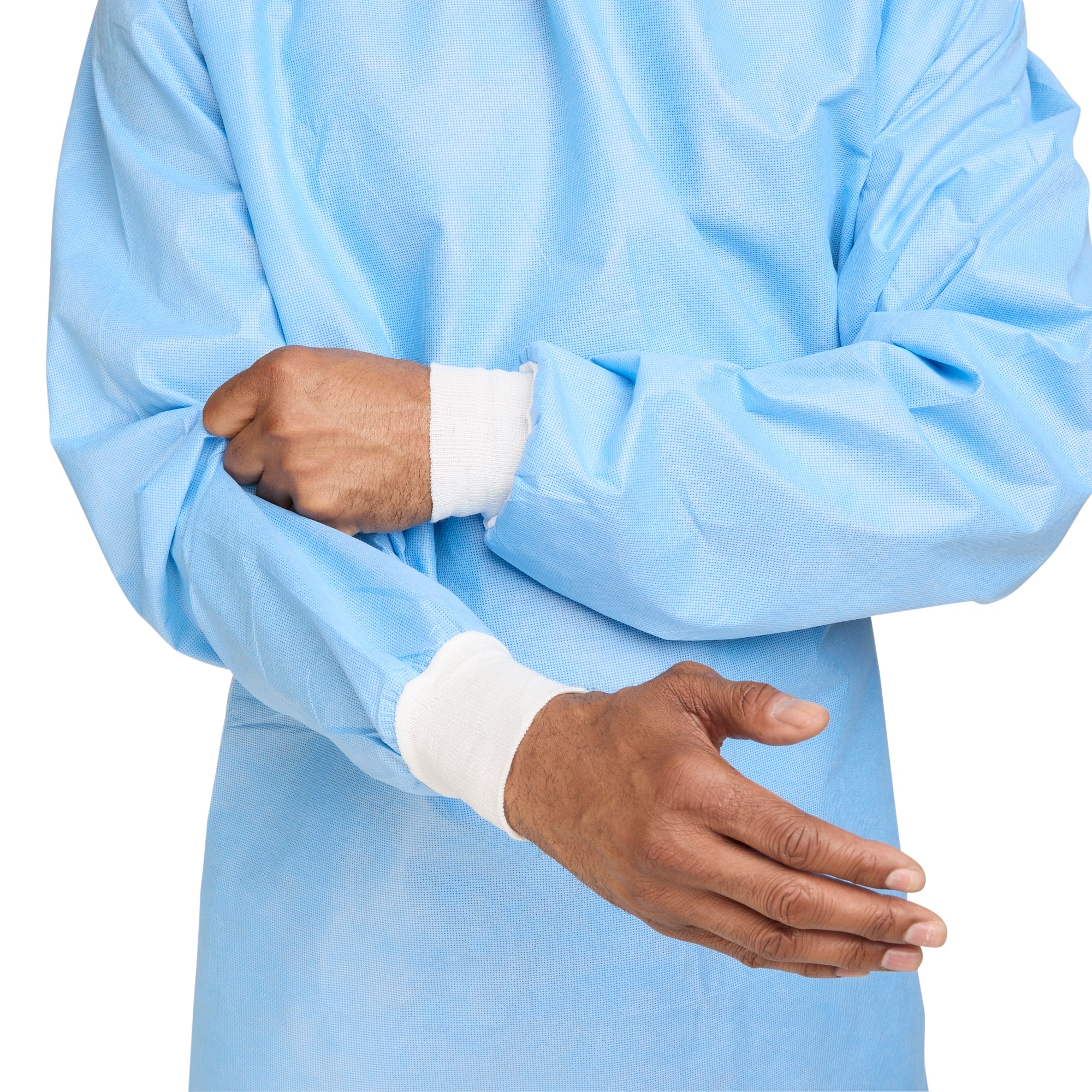 Non-Reinforced Surgical Gown with Towel ULTRA X-Large Blue Sterile AAMI Level 3 Disposable, Packaging Type- Case
