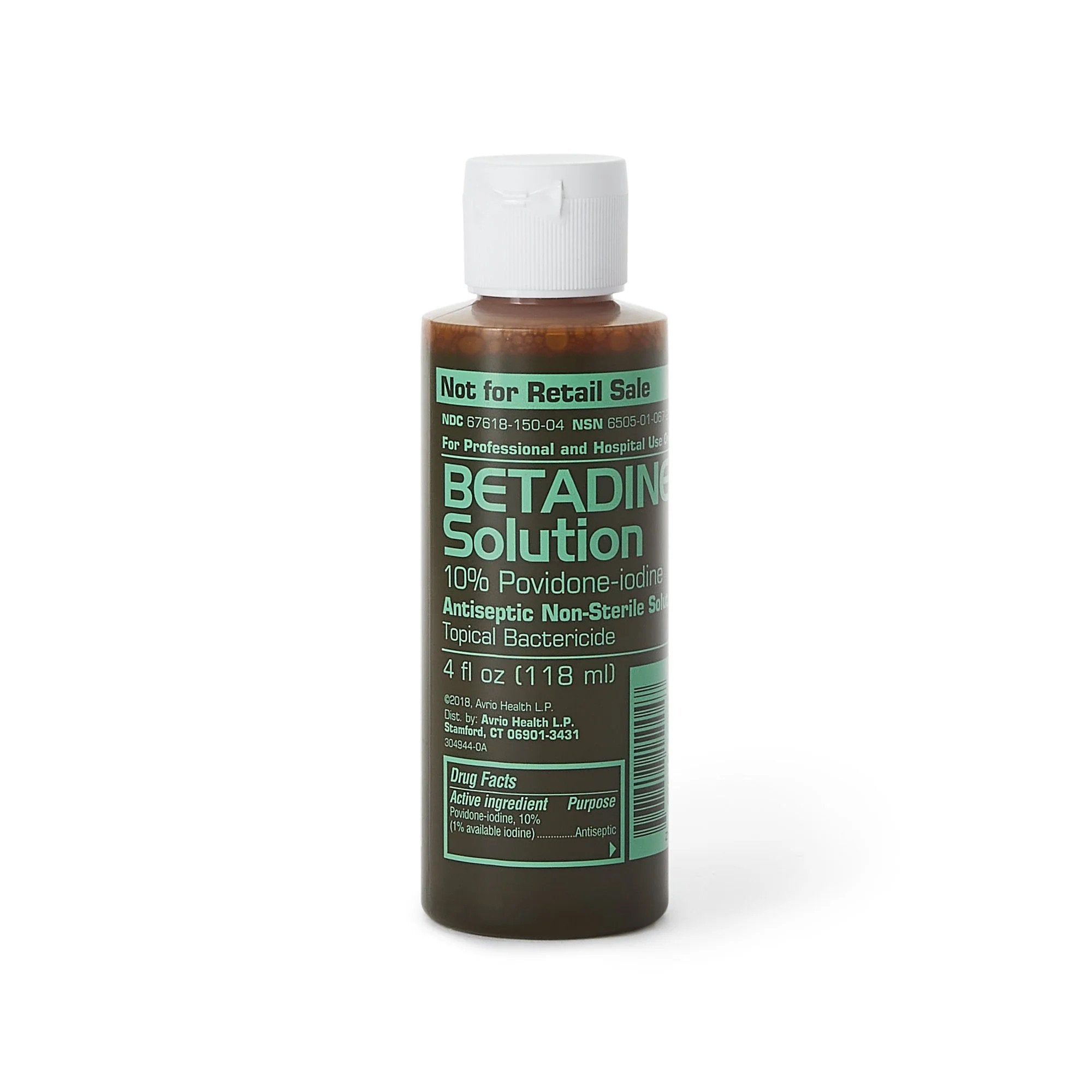 Skin Prep Solution Betadine 4 oz. Bottle 10% Strength Povidone-Iodine NonSterile
