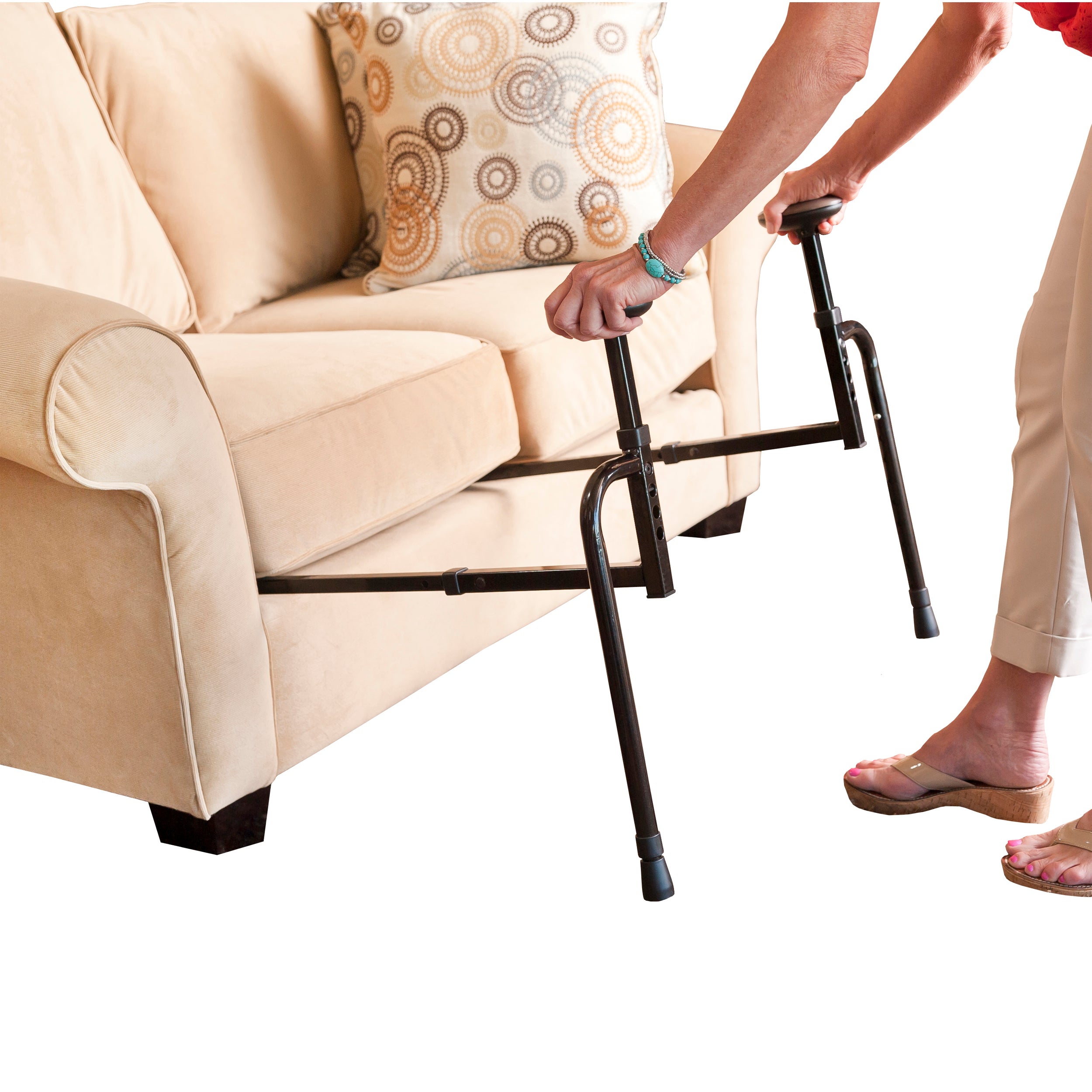 EZ Stand-N-Go: Innovative Mobility Aid for Easy Standing & Sitting | Safe, Portable Support for Seniors & Individuals with Mobility Challenges