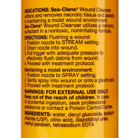 Wound Cleanser Sea-Clens 12 oz. Spray Bottle NonSterile,Packaging Type- Each