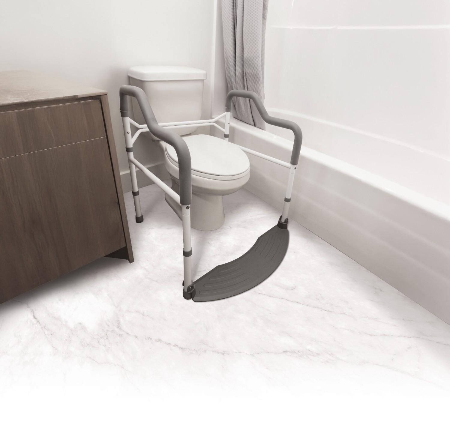Wonder Toilet Safety Rail - Enhance Stability & Support for Safe Bathroom Use, Adjustable Design for All Users, Easy Installation, Durable & Stylish.