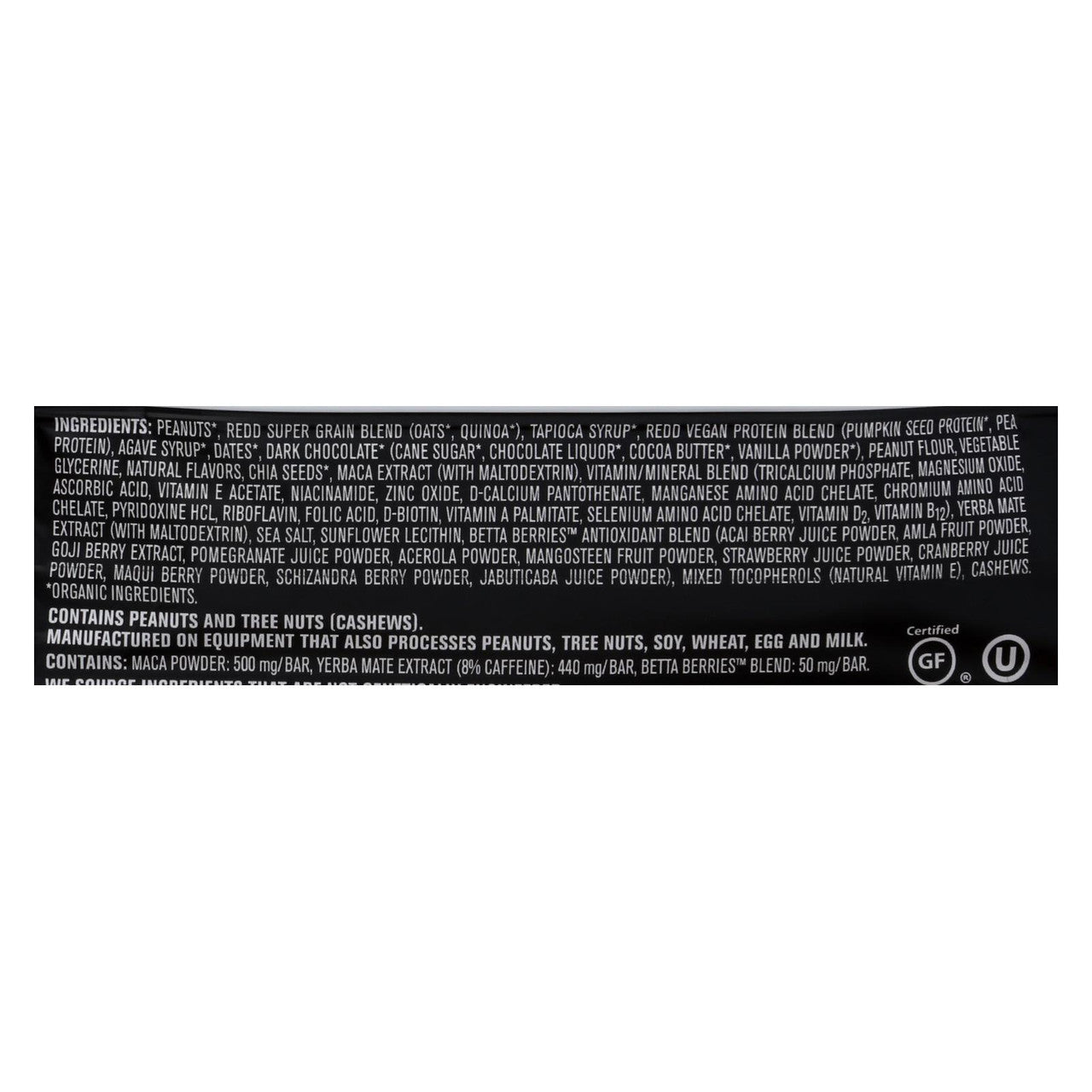 Redd Peanut Butter Energy Bar - 1 Each - 12 Ct