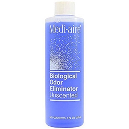 Deodorizer Medi-aire Biological Odor Eliminator Liquid 8 oz. Bottle Unscented,Packaging Type- Each
