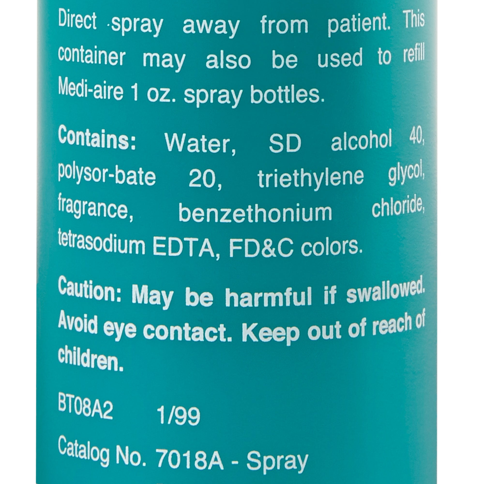 Deodorizer Medi-aire Biological Odor Eliminator Liquid 8 oz. Bottle Fresh Air Scent | 1/EACH