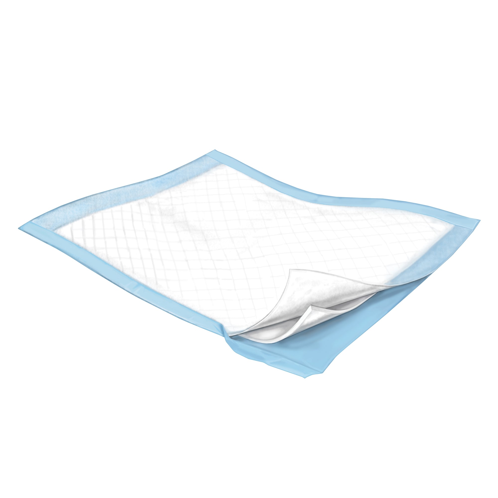 Disposable Underpad Wings Breathable Plus 23 X 36 Inch Fluff / Polymer Heavy Absorbency | 12/BG6BG/Case