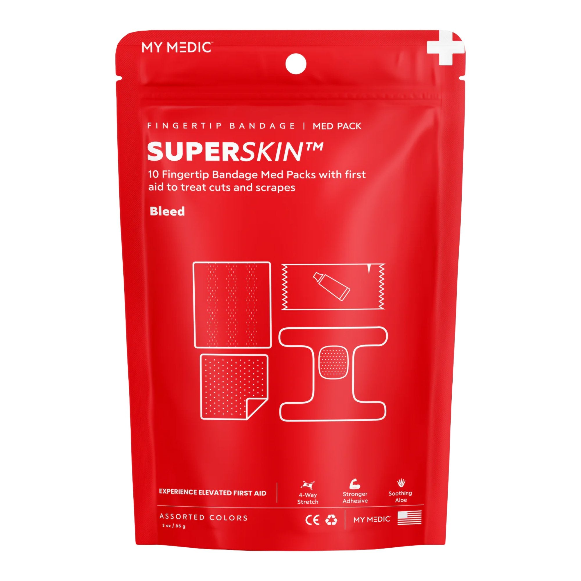 First Aid Kit My Medic SUPERSKIN Fingertip Pouch