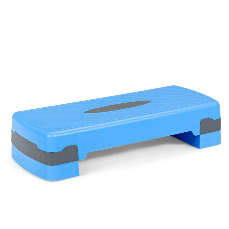 26 Inch Height Adjustable Aerobic Exercise Step Deck with Non Slip Surface