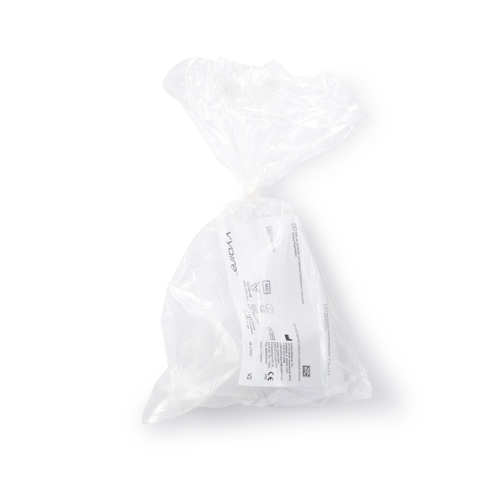 Bacterial / Viral Filter AirLife 0.6 cm H?O @ 30 LPM,Packaging Type- Each
