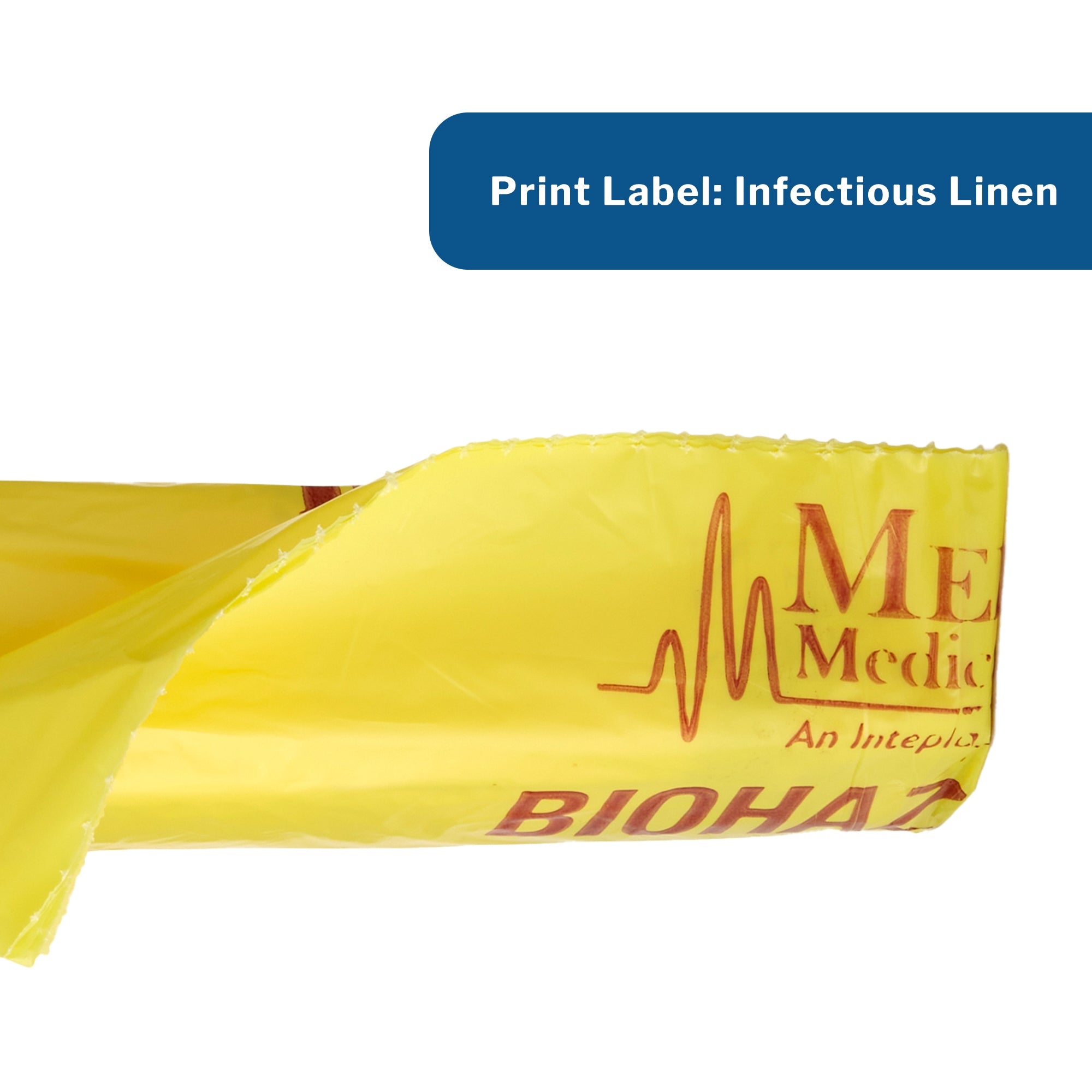 Biohazard Laundry Bag McKesson 40 to 45 gal. Yellow Bag 40 X 46 Inch, Packaging Type- Case