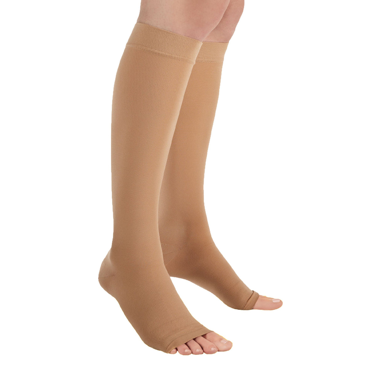Compression Stocking 3M Futuro Knee High Medium Beige Open Toe,Packaging Type- Each Default Title