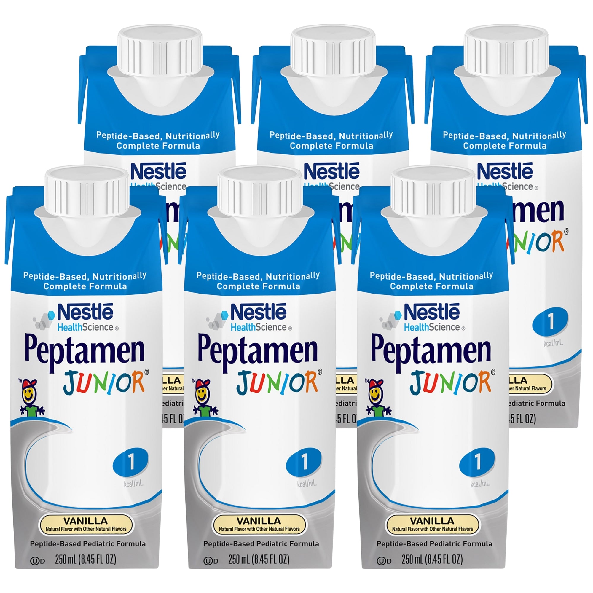 Pediatric Oral Supplement Peptamen Junior Vanilla Flavor 8.45 oz. Carton Liquid Whey Protein Impaired GI Function| 24/Case