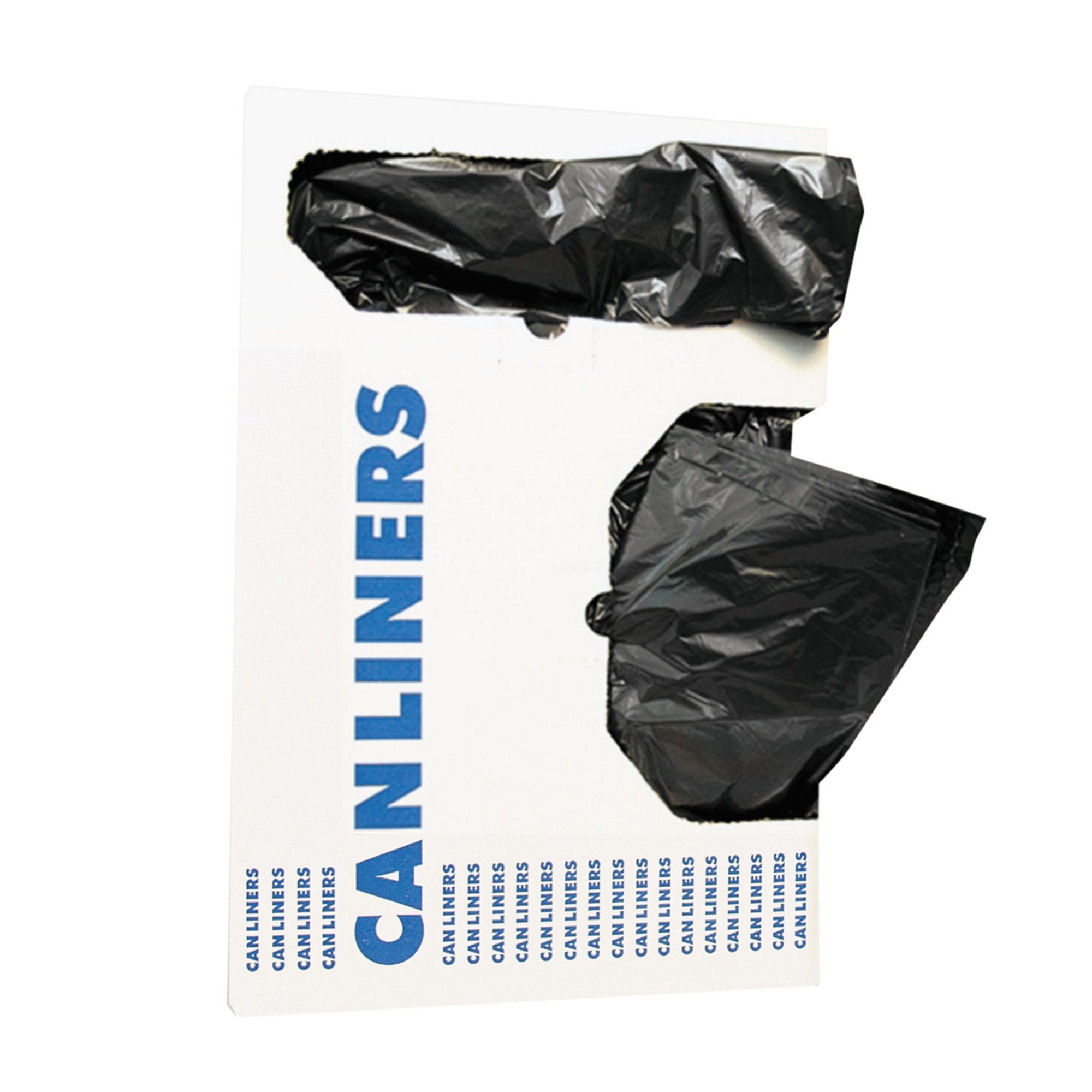 Trash Bag Heritage 60 gal. Black HDPE 17 Mic. 38 X 60 Inch Star Seal Bottom Coreless Roll, Packaging Type- Case