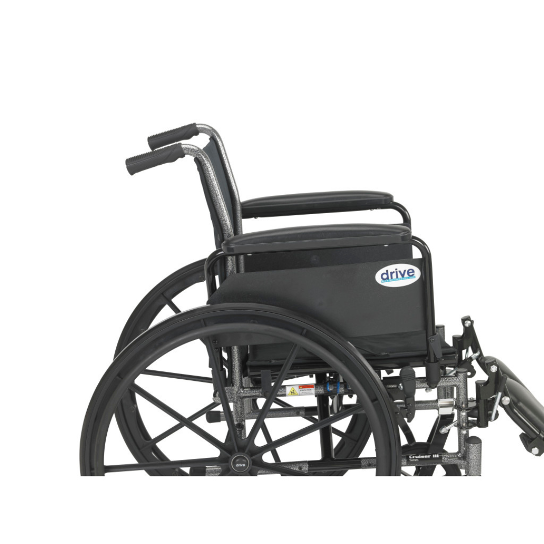 Drive Medical K3 Wheelchair Ltwt 18 W/adda & Elr's Cruiser Iii