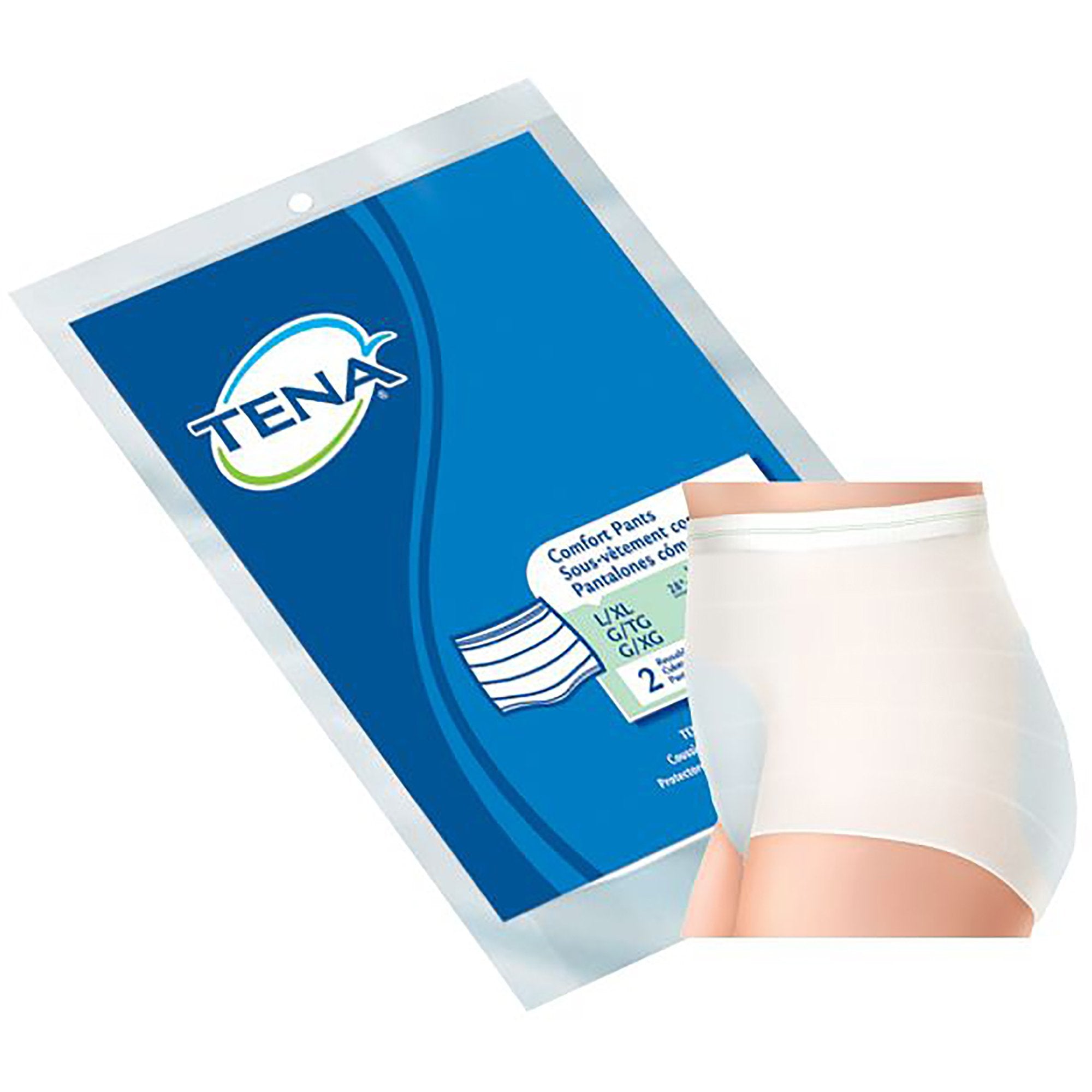 TENA ProSkin Comfort Pants Knit Pant Unisex Knit Weave Large / X-Large Pull On Reusable