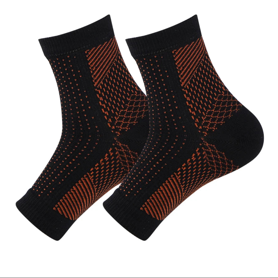 1 par de calcetines para neuropatía para hombres y mujeres. Calcetines de compresión que alivian el dolor de neuropatía. Tobillera para aliviar la hinchazón y la fascitis plantar.