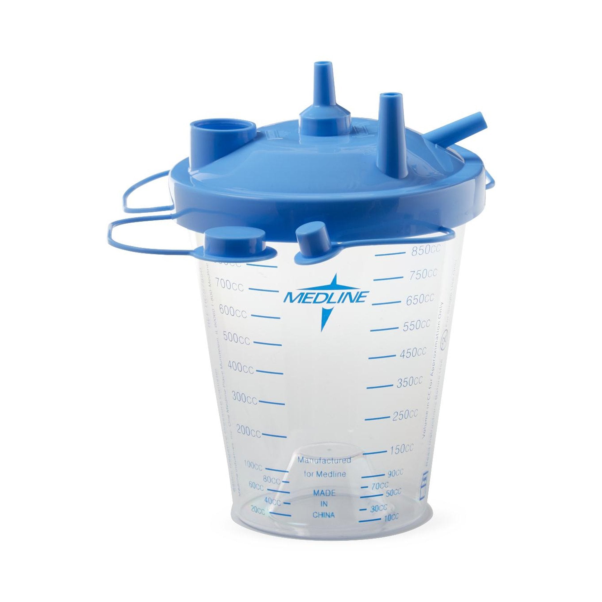 Rigid Suction Canister Kit Medline 850 mL Sealing Lid