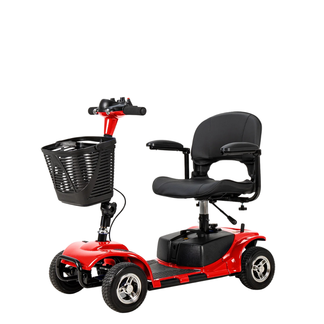 3 4 wheel mobility scooters electric power mobile wheelchair for seniors adult with basket compact duty travel scooter