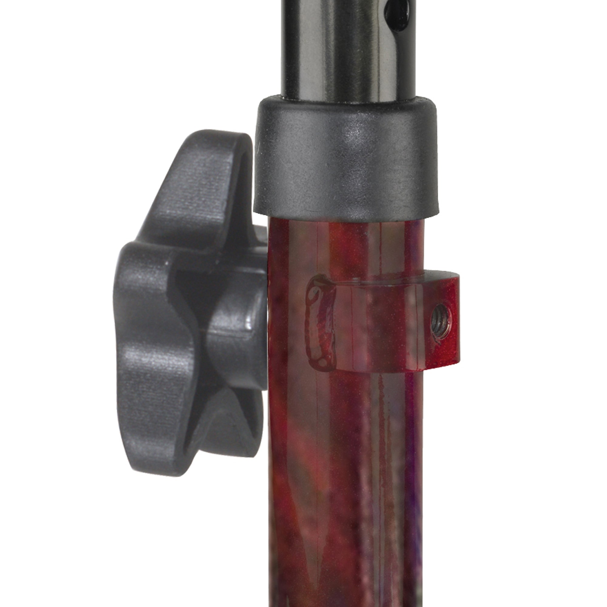 3 wheel rollator drive™ deluxe flame red adjustable height folding aluminum frame