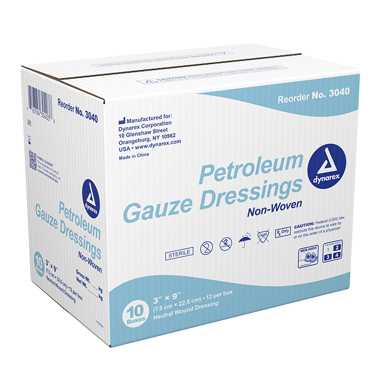 dynarex petroleum gauze dressings