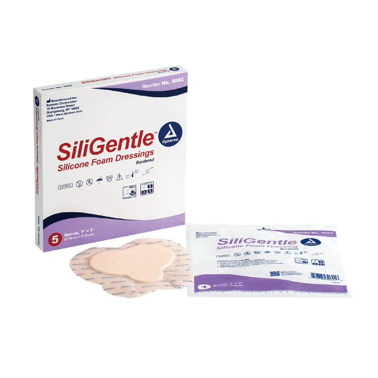 dynarex siligentle foam dressings