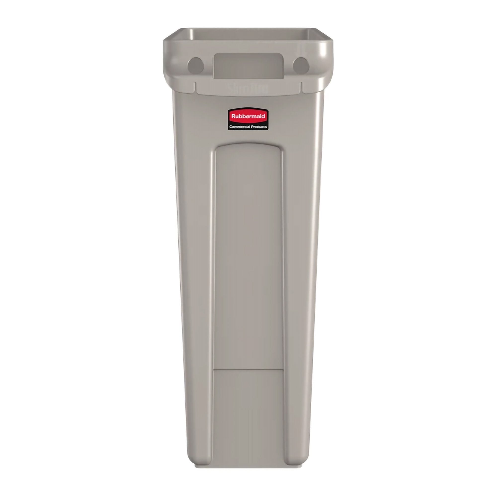 Rectangular Rubbermaid Slim Jim Trash Can