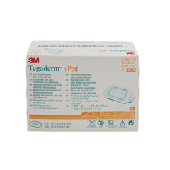 Transparent Film Dressing with Pad 3M Tegaderm 2 X 2-3/4 Inch Frame Style Delivery Rectangle Sterile, Packaging Type- Case