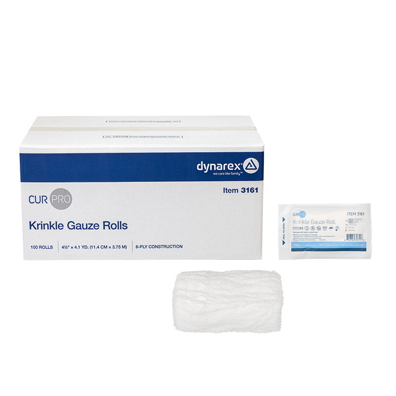 Fluff Bandage Roll Dynarex 4-1/2 Inch X 4-1/10 Yard 6-Ply Sterile 1 per Pouch, Packaging Type- Case