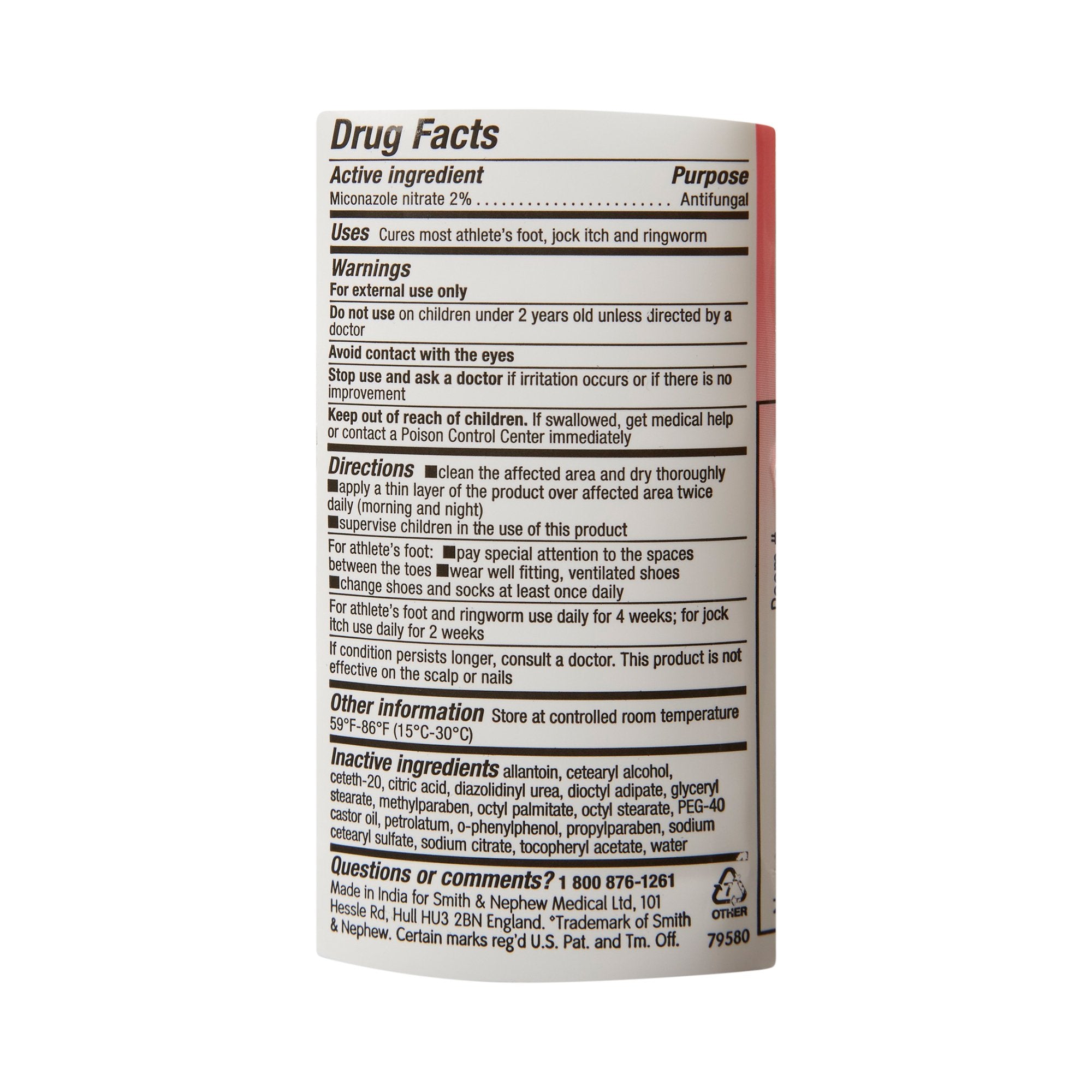 Antifungal Secura 2% Strength Cream 2 oz. Tube,Packaging Type- Each
