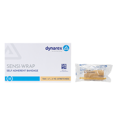 Cohesive Bandage Sensi-Wrap 4 Inch X 5 Yard Self-Adherent Closure Tan NonSterile Standard Compression, Packaging Type- Case