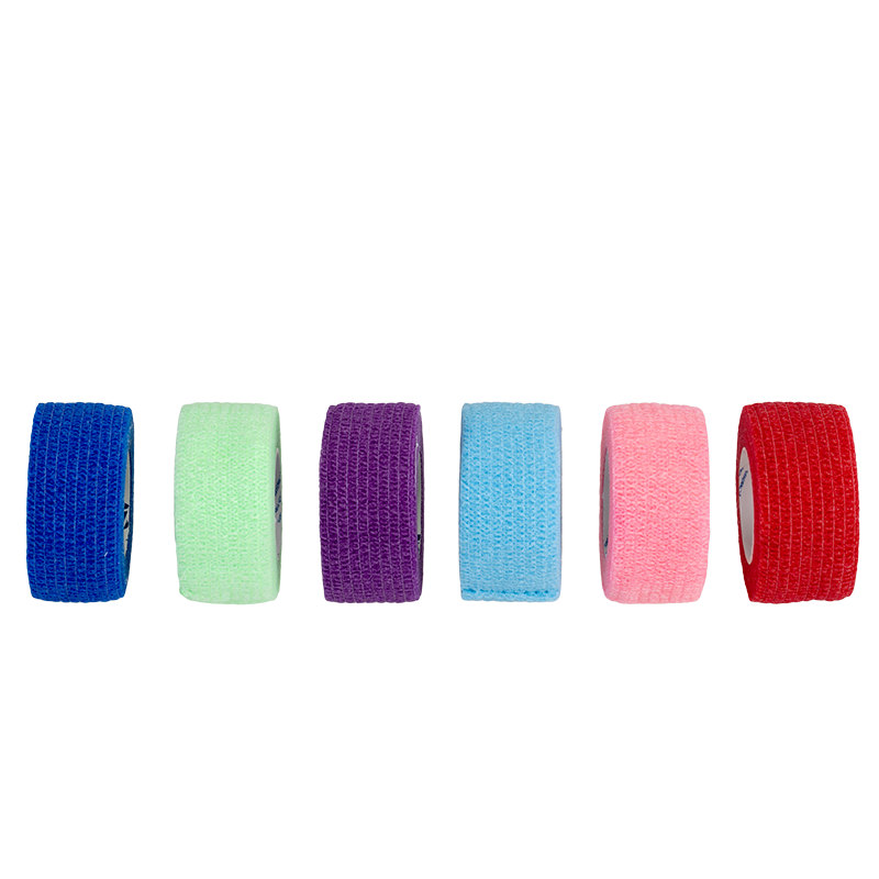 Cohesive Bandage Sensi-Wrap 1 Inch X 5 Yard Self-Adherent Closure Red / Green / Purple / Dark Blue / Pink / Light Blue NonSterile Standard Compression, Packaging Type- Case
