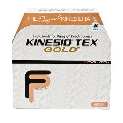 Kinesiology Tape Kinesio Tex Gold FP Beige 2 Inch X 34 Yard Cotton NonSterile