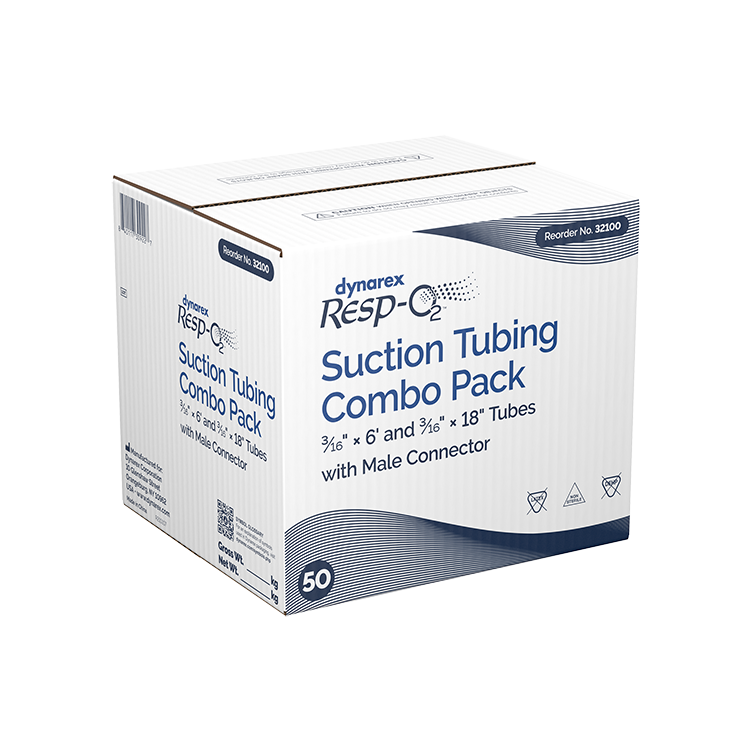 Dynarex Suction Connecting Tubing - Durable, Flexible Design for Efficient Suctioning. Ideal for Medical Use, Ensures Reliable Performance and Easy Handling.