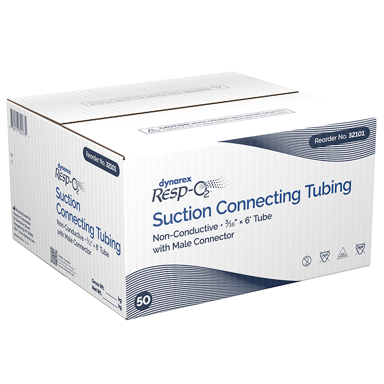 Dynarex Suction Connecting Tubing - Durable, Flexible Design for Efficient Suctioning. Ideal for Medical Use, Ensures Reliable Performance and Easy Handling.