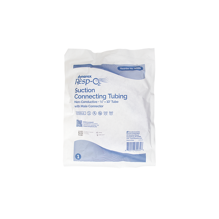 Dynarex Suction Connecting Tubing - Durable, Flexible Design for Efficient Suctioning. Ideal for Medical Use, Ensures Reliable Performance and Easy Handling.