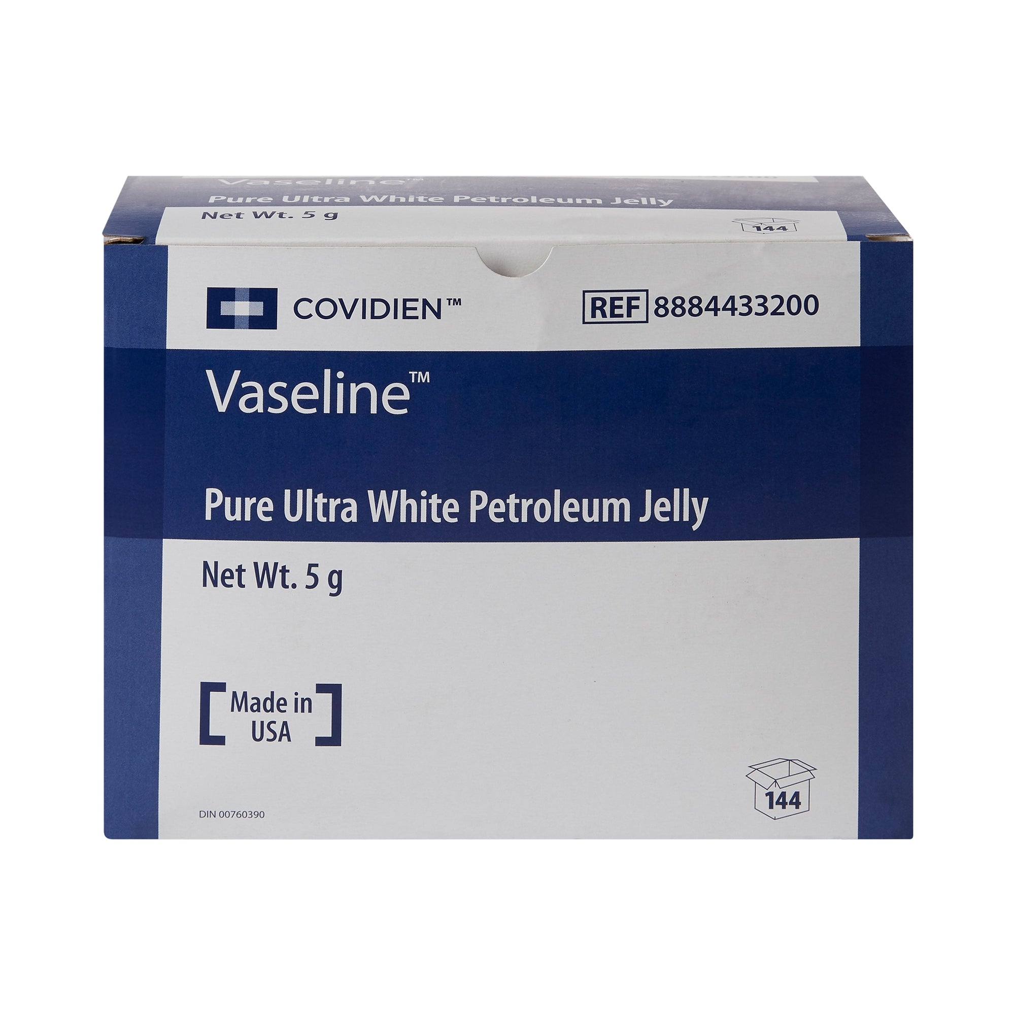 Petroleum Jelly Vaseline 144 Per Box Individual Packet Sterile, Packaging Type- Case