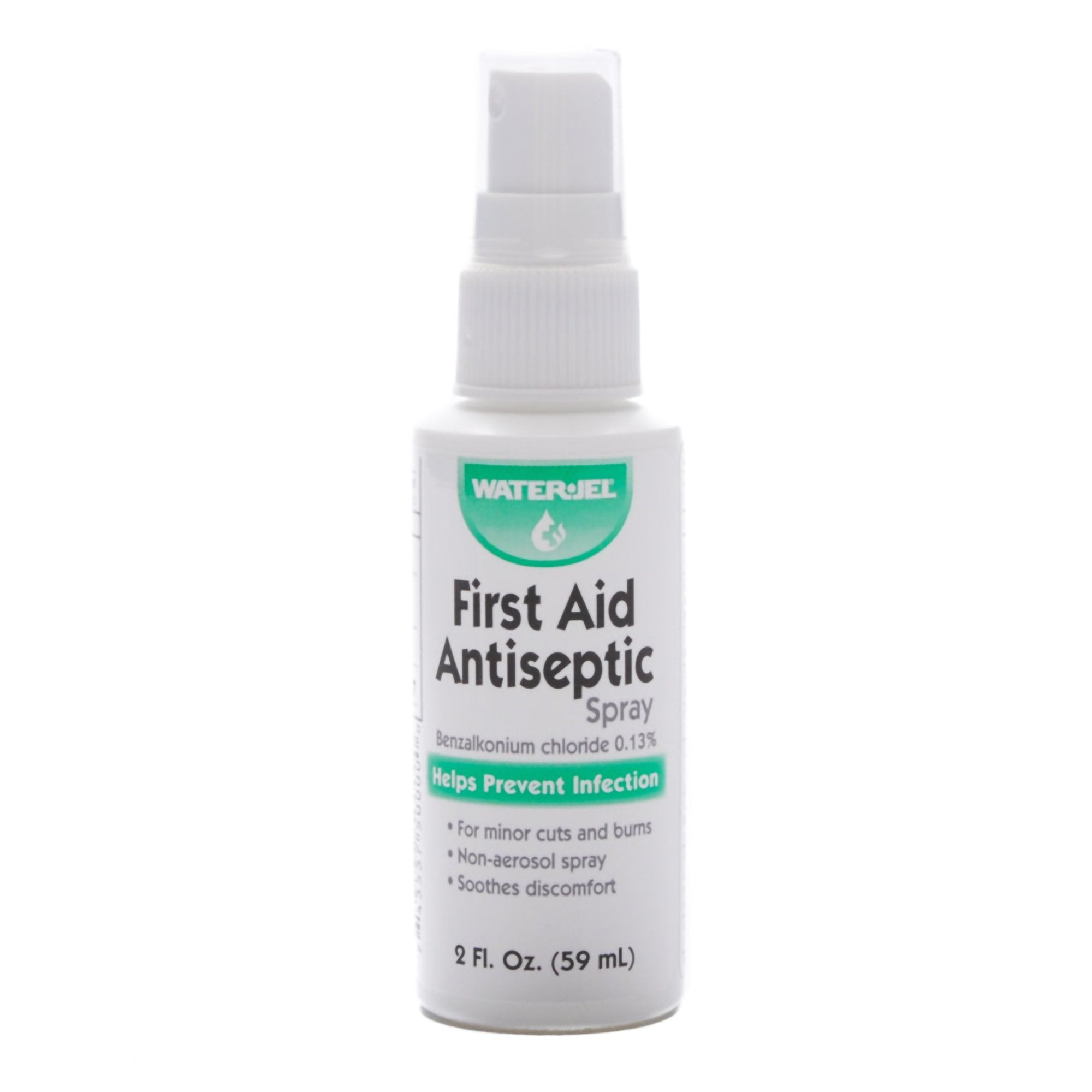 Antiseptic BZK (Benzalkonium Chloride) Water Jel Topical Liquid 2 oz. Spray Bottle