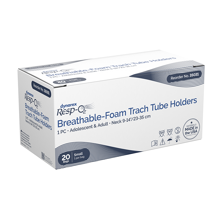 Dynarex Breathable-Foam Trach Tube Holders