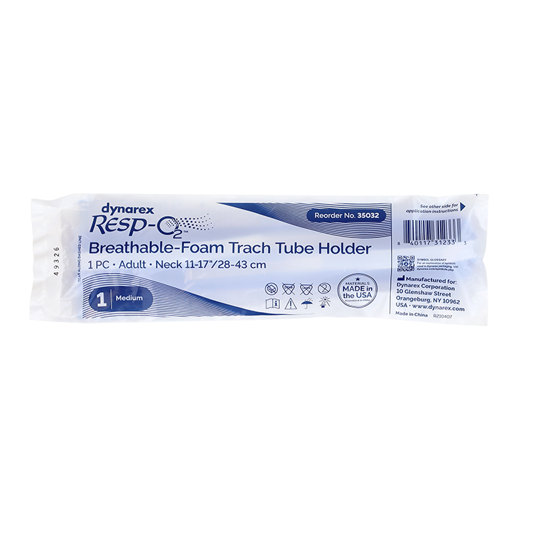Dynarex Breathable-Foam Trach Tube Holders
