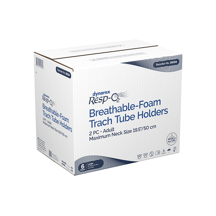 Dynarex Breathable-Foam Trach Tube Holders