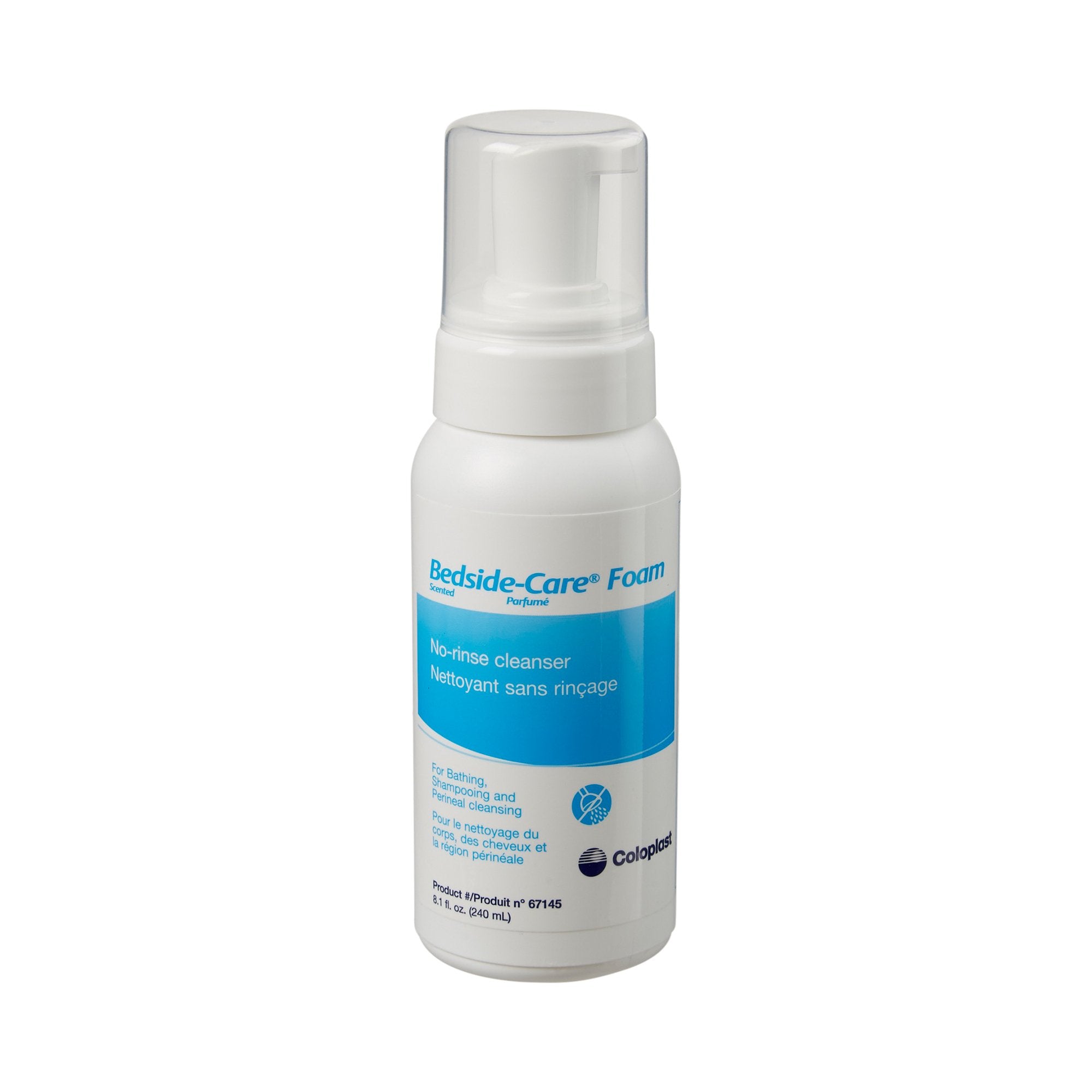 Rinse-Free Shampoo and Body Wash Bedside-Care 8.1 oz. Pump Bottle Scented