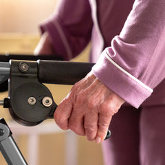 Wonder Rollator Plus with 8" Wheels - Lightweight & Durable Mobility Aid for Comfort & Stability. Ideal for Indoor & Outdoor Use. Easy to Maneuver & Fold.