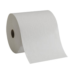 Pacific Blue Basic Hardwound Paper Towel Roll – White 1-Ply, 7-7/8 in x 800 ft, 100% Recycled (Case of 6)