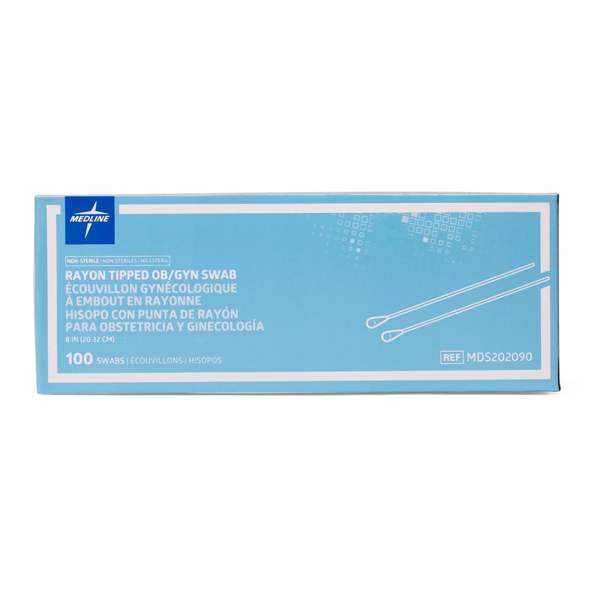 OB/GYN Swab 8 Inch Length NonSterile, Packaging Type- Box
