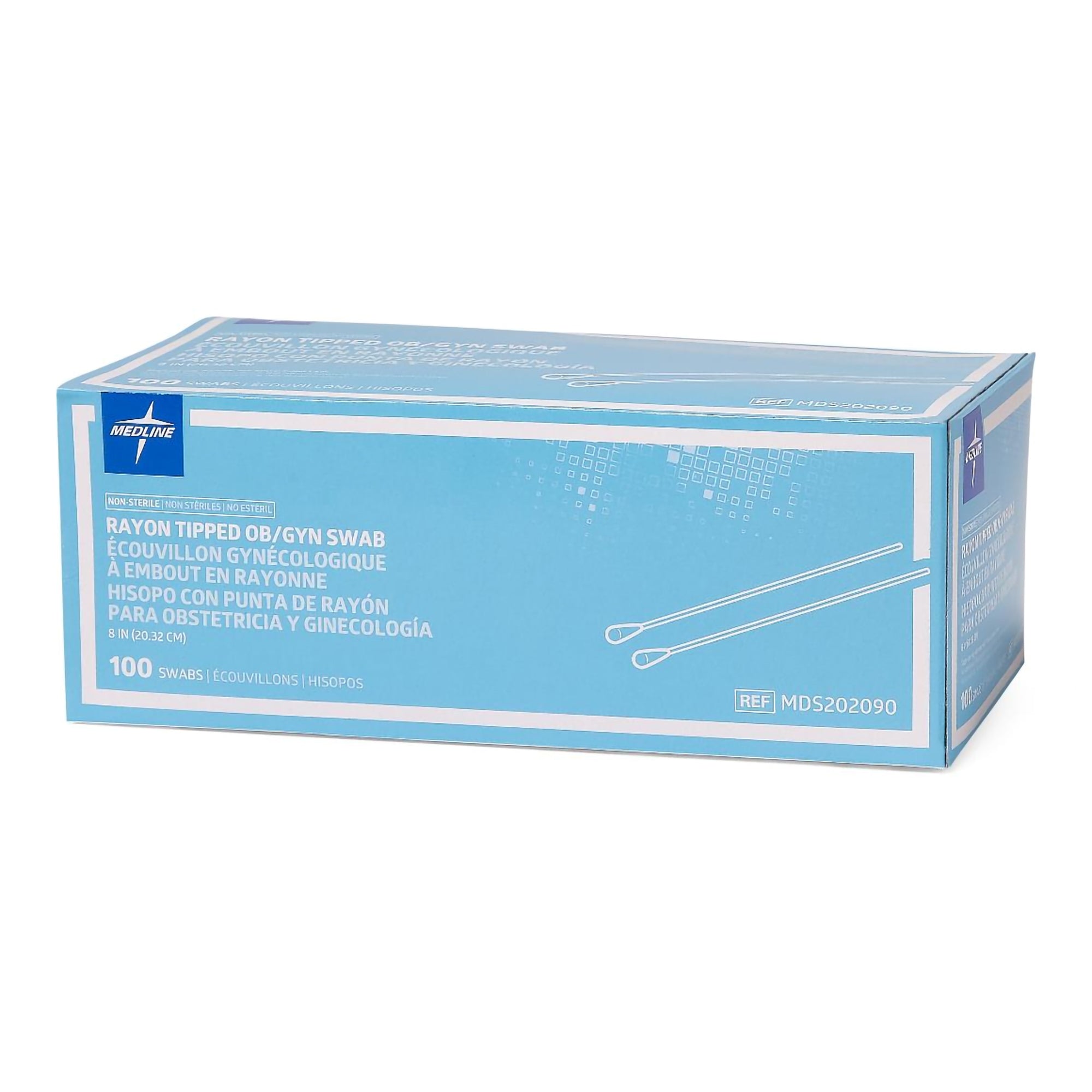 OB/GYN Swab 8 Inch Length NonSterile, Packaging Type- Box