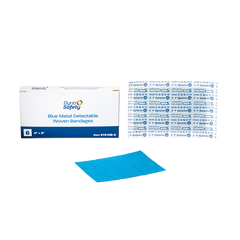 Dynarex Blue Metal Detectable Woven Bandage