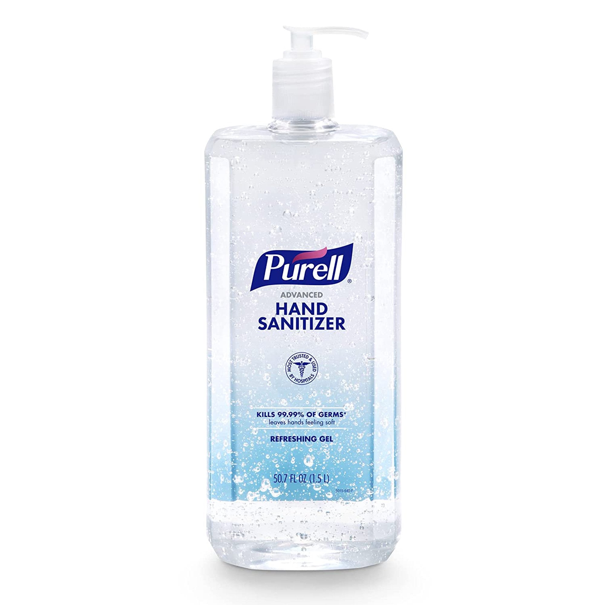 Hand Sanitizer Purell Advanced 1.5 Liter Ethyl Alcohol Gel Pump Bottle