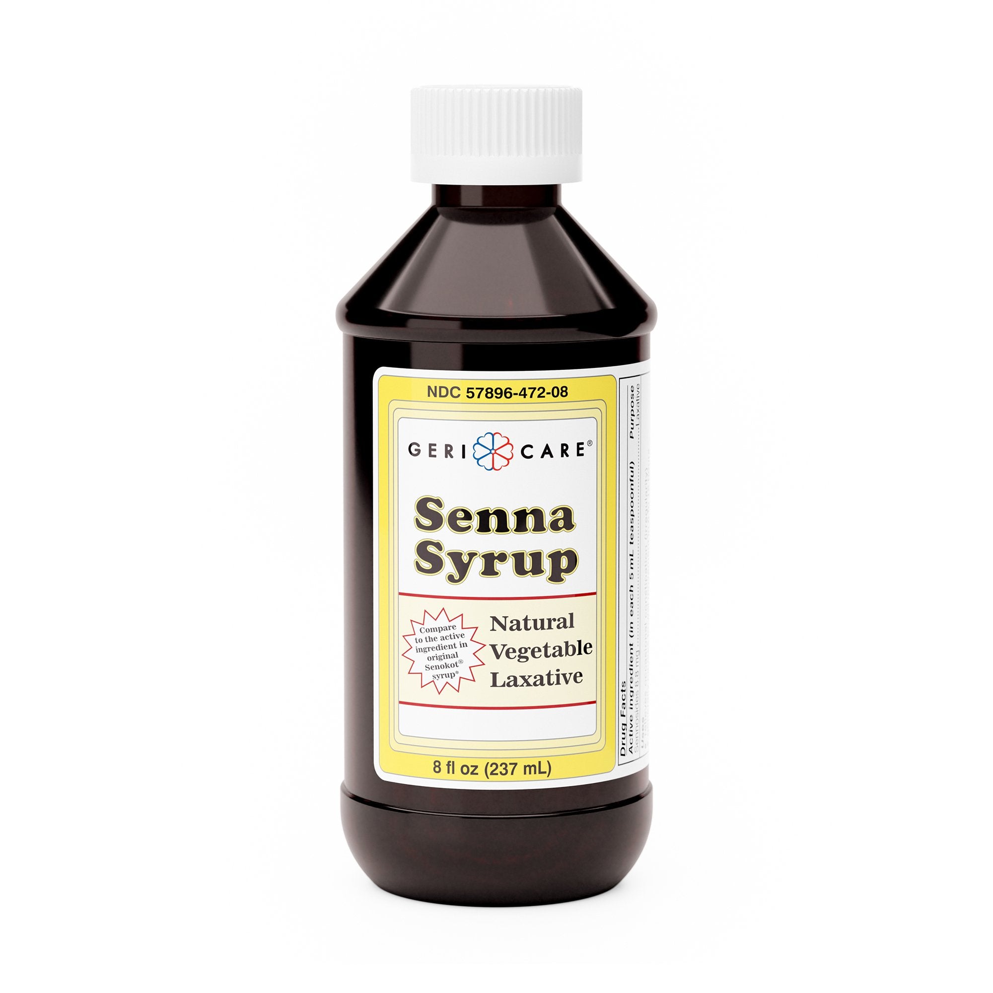 Laxative Geri-Care Syrup 8 oz. Senna Leaf Extract