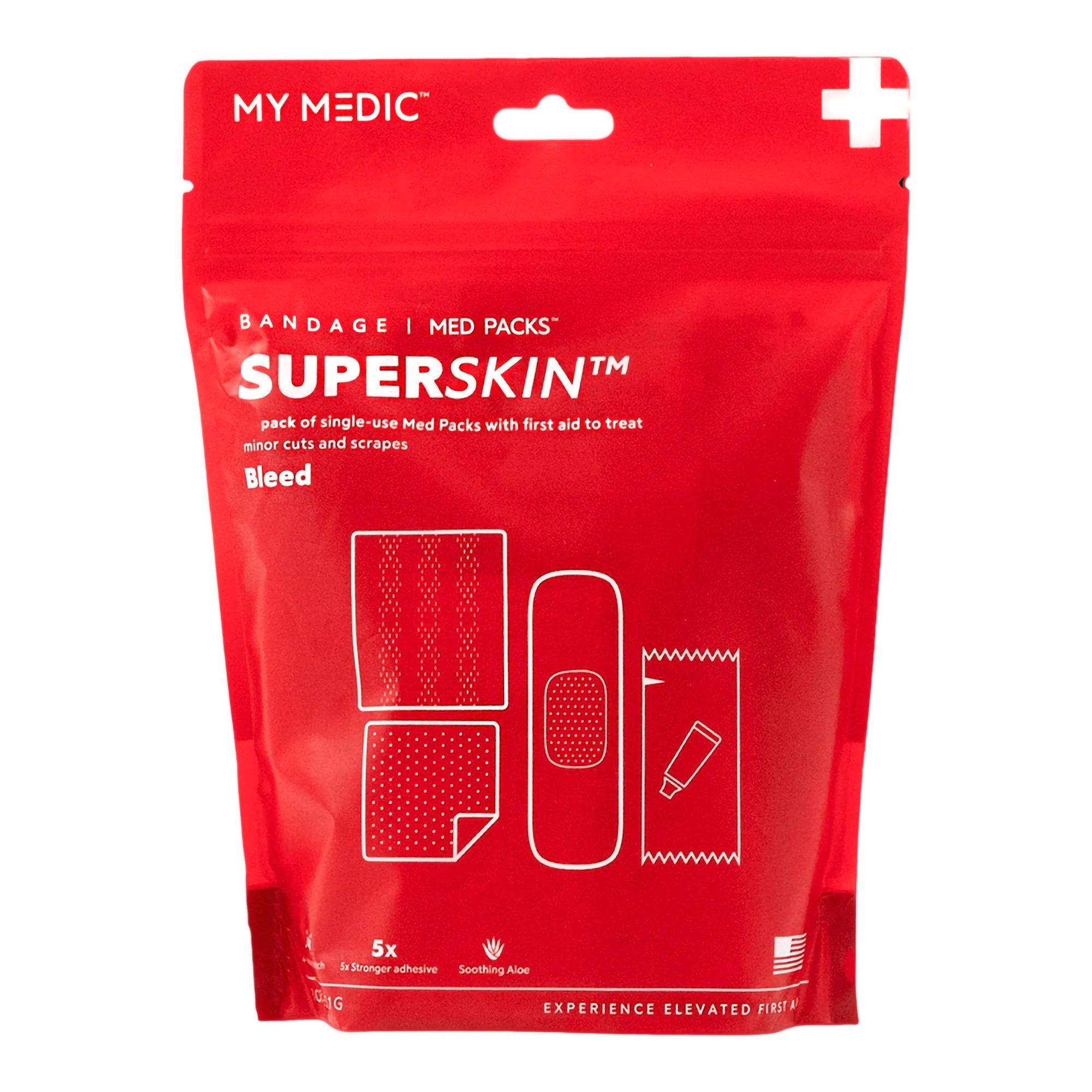 First Aid Kit My Medic MED PACKS SuperSkin Plastic Pouch